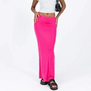 Princess Polly Harriette Maxi Skirt Pink Size 2